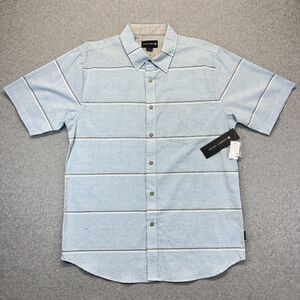 Ocean Current Button Up Shirt Men’s XL Blue Stripe Short Sleeve NWT Maui